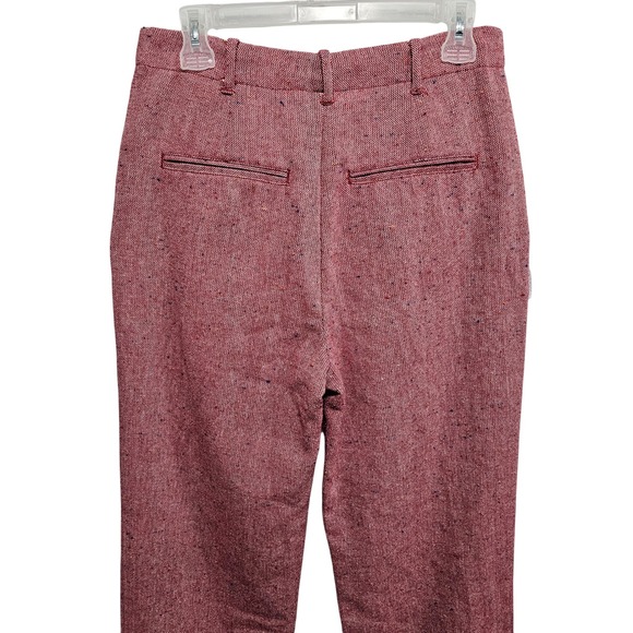 Free People Selina Tweed Trouser Wide Leg Pants Size 4 - Picture 11 of 11